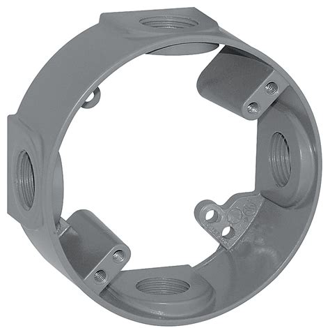 5 inch round electrical box extension ring|single gang box extension ring.